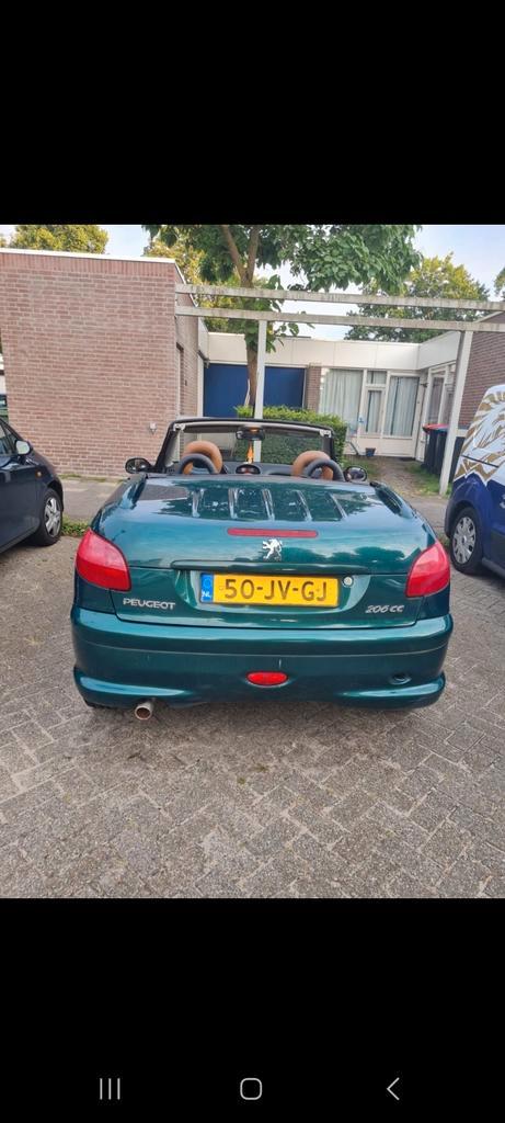 Peugeot 206 1.6 16V CC 2002 Groen