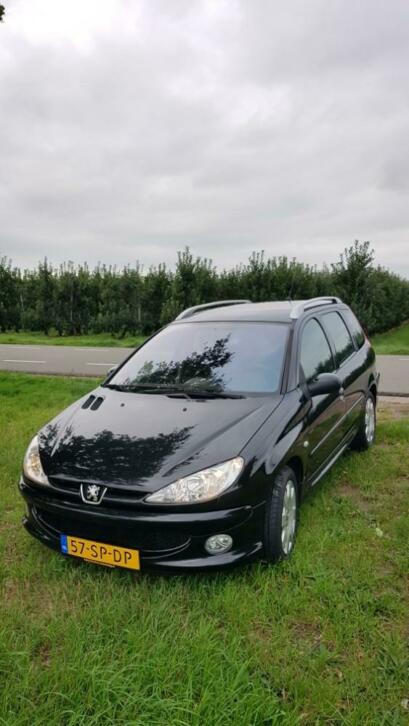 Peugeot 206 1.6 16V SW 2006 Zwart