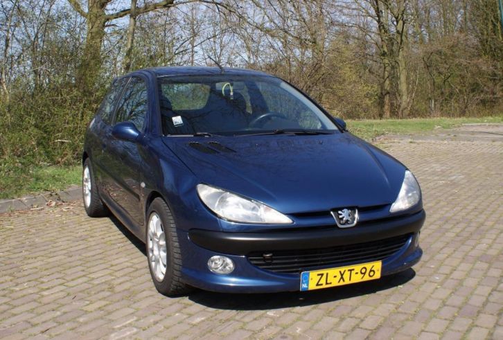 Peugeot 206 1.6 3D 1999 Blauw