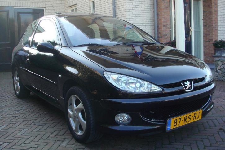 Peugeot 206 1.6v griffe uitvoering vol leder 2005