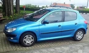 Peugeot 206 1.9 XND 3D 1998 Blauw occasion topper  zuinig