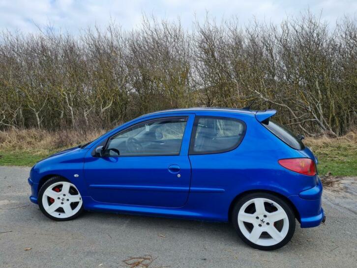 Peugeot 206 2.0 16V 130KW RC 3D 2003 Blauw