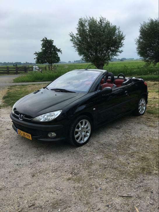 Peugeot 206 2.0 16V CC 2002 Zwart apk tot 01-2020