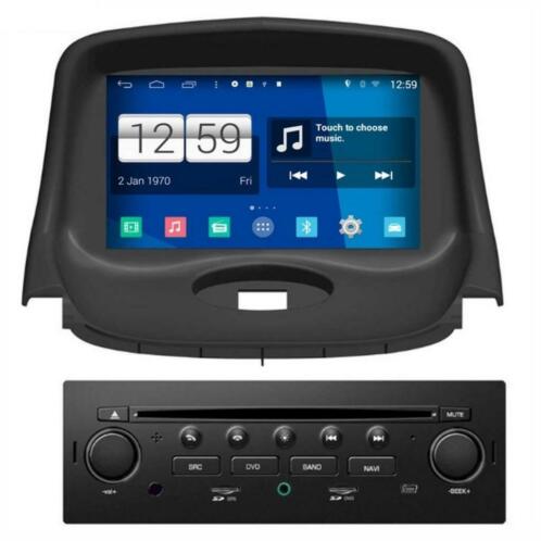 Peugeot 206 Android 10 Navigatie DAB Radio CarPlay Apps