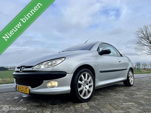 Peugeot 206 CC 1.6-16V Premium, BJ 2003, Leer, APK Feb 2025