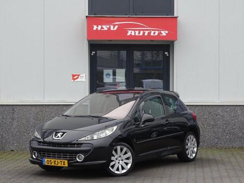 Peugeot 207 1.6-16V TURBO 150 PK H LEER CLIMA 2007 ZWART