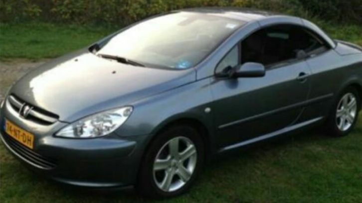 Peugeot 307 2.0 16V CC 2004 Grijs CABRIO