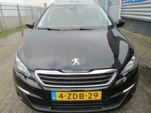 Peugeot 308 1.6 E-hdi 88 KW SW 2014 Zwart Belastingvoordeel