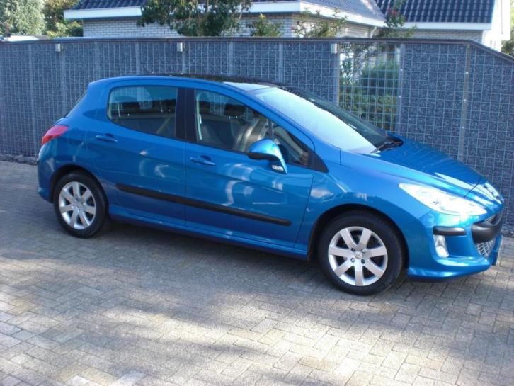 Peugeot 308 1.6 Hdif 16V 80KW 5-DRS 2007 Blauw