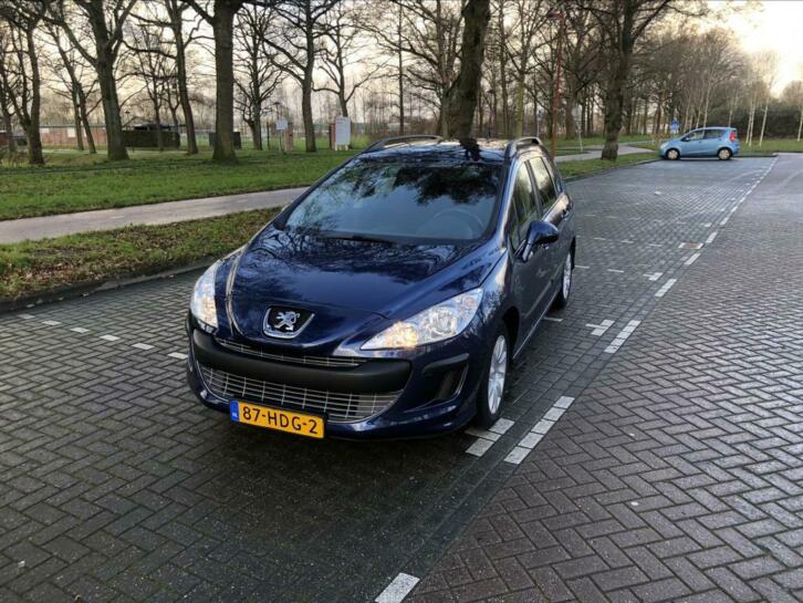 Peugeot 308 1.6 Hdif 16V 80KW SW 5P 2008 Blauw  apk 2-2021