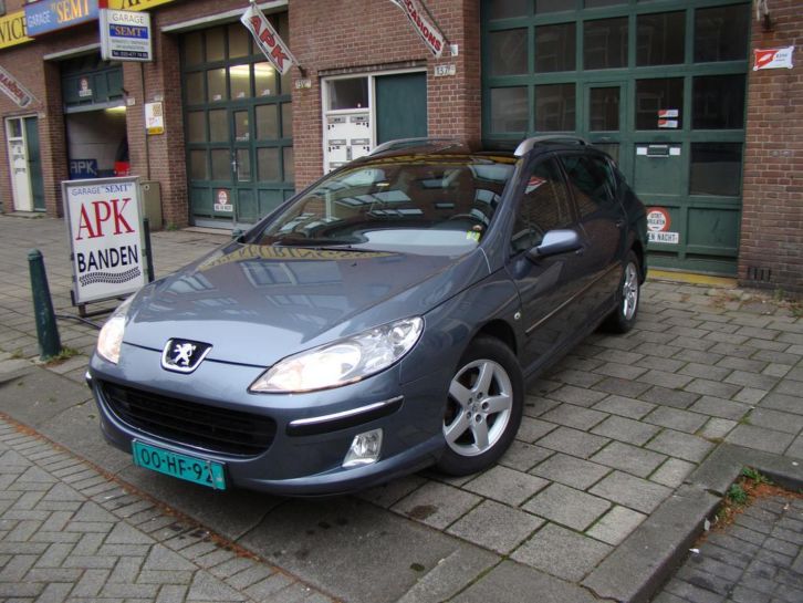 Peugeot 407 1.6 HDI 16V SW XR 2005 Grijs 80kw PANORAMA