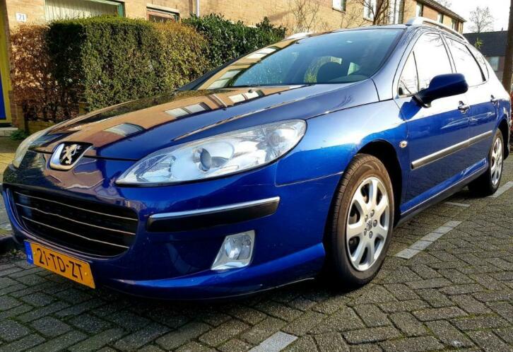 Peugeot 407 1.8 SW 2006 Blauw NAP APK 2021 Dealer ond. Etc