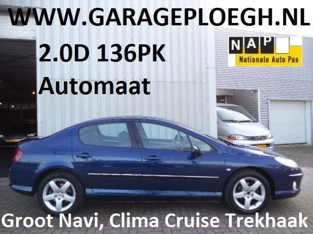 Peugeot 407 2.0 HDi 136PK XR Pack Automaat GrootNavi Trekhaa