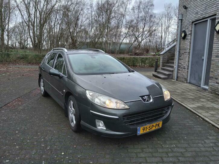 Peugeot 407 2.2 16V XT SW AUT 2006 GrijsGroen