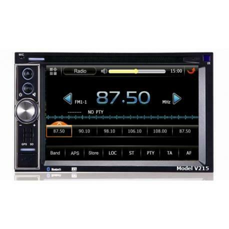 Peugeot Bipper 2009 -- (zwart) Full HD 2DIN Europa navigat