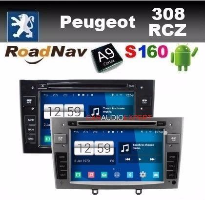 Peugeot RCZ 308 android 4.4 navigatie s160 wifi dvd carkit