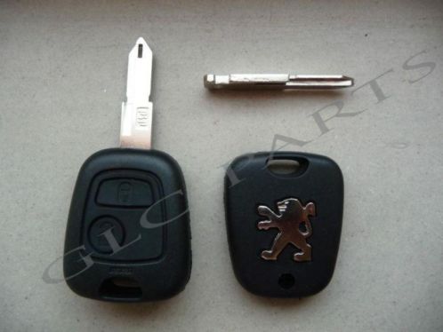 Peugeot sleutel 2 knop handzender