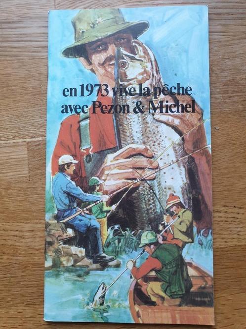 Pezon et Michel brochure uit 1973 Oud hengelsport