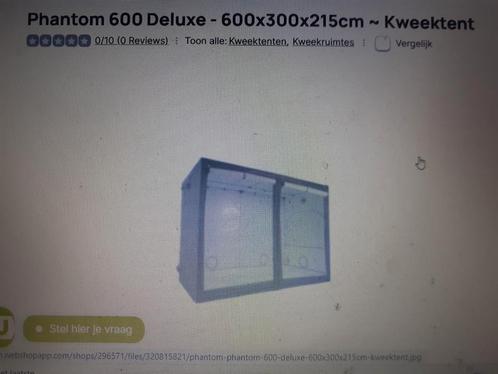 Phantom 600 deluxe 600x300x215 kweektent