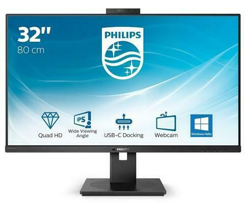 Philips 326P1H00 QHD met USB-C-dock Monitor