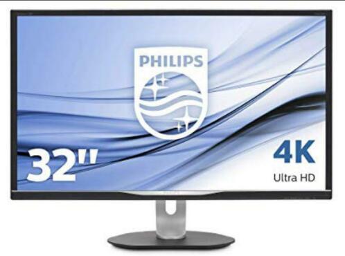Philips 328P6VUBREB 4K monitor met USB-C