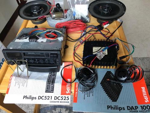 Philips autoradio set (verst.speakers) 40 euro