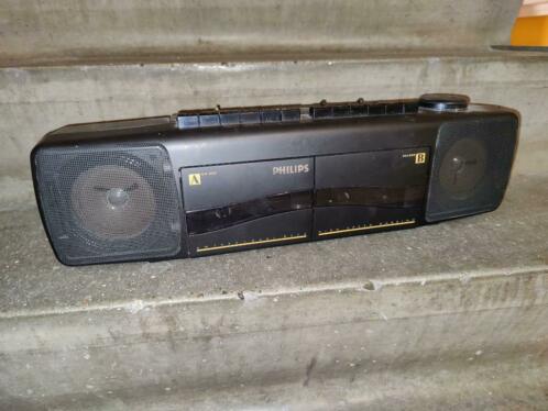Philips AW 709200 Radio met cassetterecorder