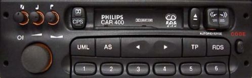 Philips CAR400 radiocassettespeler