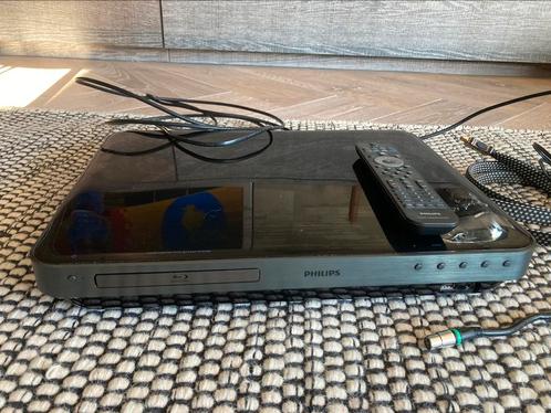 Philips DVD speler met kabels en afstandsbediening
