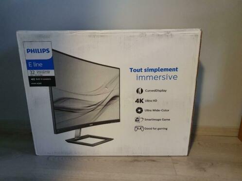Philips E-Line Curved 32034 4K Monitor 60hz