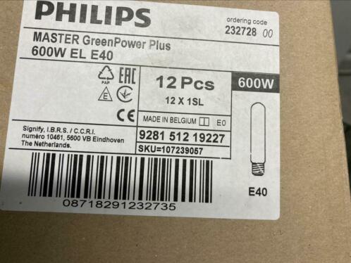 Philips greenpower plus EL 400 volt
