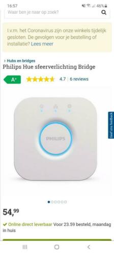 Philips hue bridge - nieuw