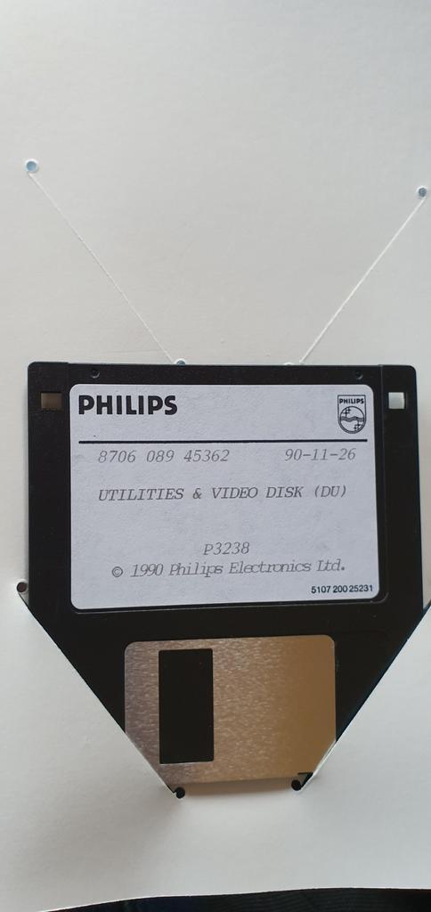 Philips Utilities amp Video disk 1990 software