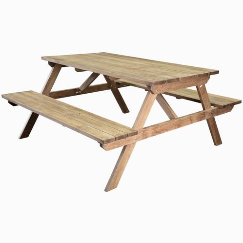 Picknicktafel 150x165cm teakhout