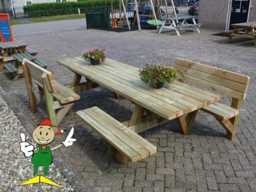 picknicktafel 8 persoons picknickbank tuintafel