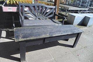 Picknicktafel, bank en tafel