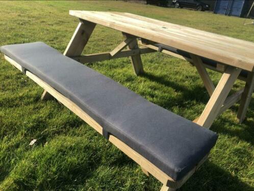 Picknicktafel tuinbank 2 kussens te koop Gratis verzending