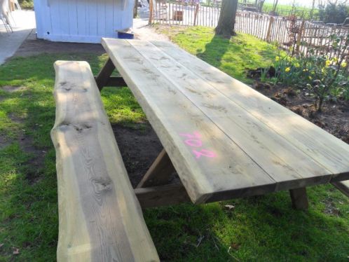 pickniktafel tuinbanken tuintafel ge-impregneerd