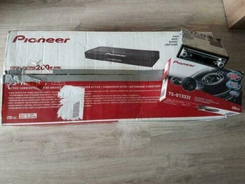 Pioneer actieve subwoofer TS-WX710A met benodigheden