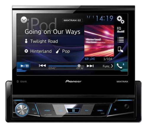 Pioneer AVH-X7800BT ( Klapscherm-Multimedia )