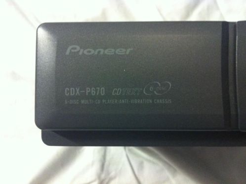 PIONEER CDX-P670 wisselaar 6 disc