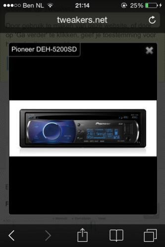 Pioneer DEH-5200SD amp fusion ppam8004 800 watts versterker