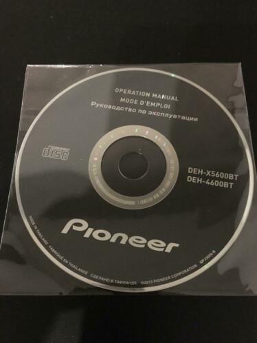 pioneer deh-x5600bt handleiding 