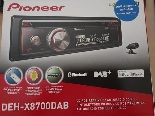 Pioneer DEH-X8700DAB met mic en usb en dab en bluetooth