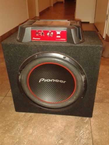 Pioneer GXT 3504B set subwoofer en versterker