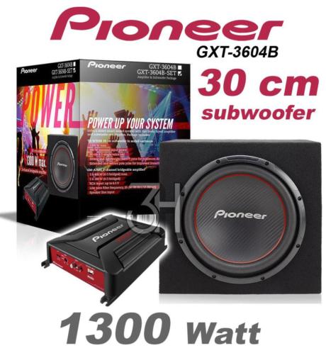 Pioneer GXT Auto speaker Subwoofer set Pakket met Baskist 