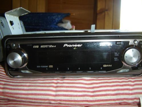 Pioneer mosfet cd tuner met 6 cd wisselaar, nette staat,cmpl