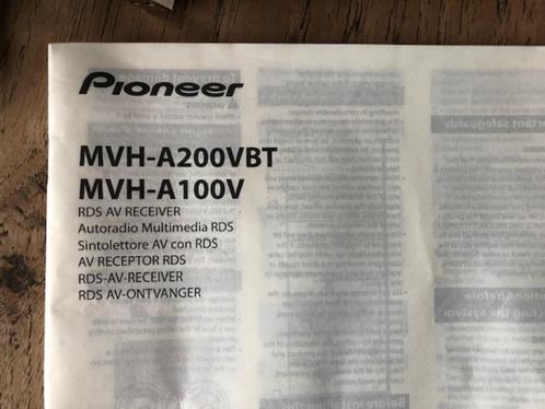 Pioneer MVH-A200VBT  en handsfree set met microfoon