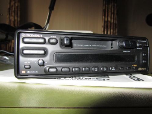 Pioneer radio Cassettedeck 2x25 Watt of 4x15Watt IGST