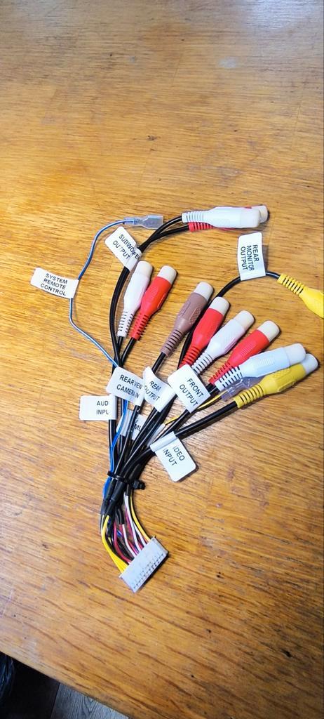 Pioneer rca kabels voor Avic F900BT F910BT F9110BT